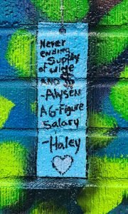 A never ending supply of wine and money; A 6-figure salary