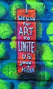 We wish for art to unite us all